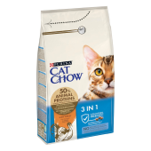 Purina Cat Chow Special Care 3in1 - пълноценна храна против зъбен камък, образуване космени топки и за здрав уринарен тракт